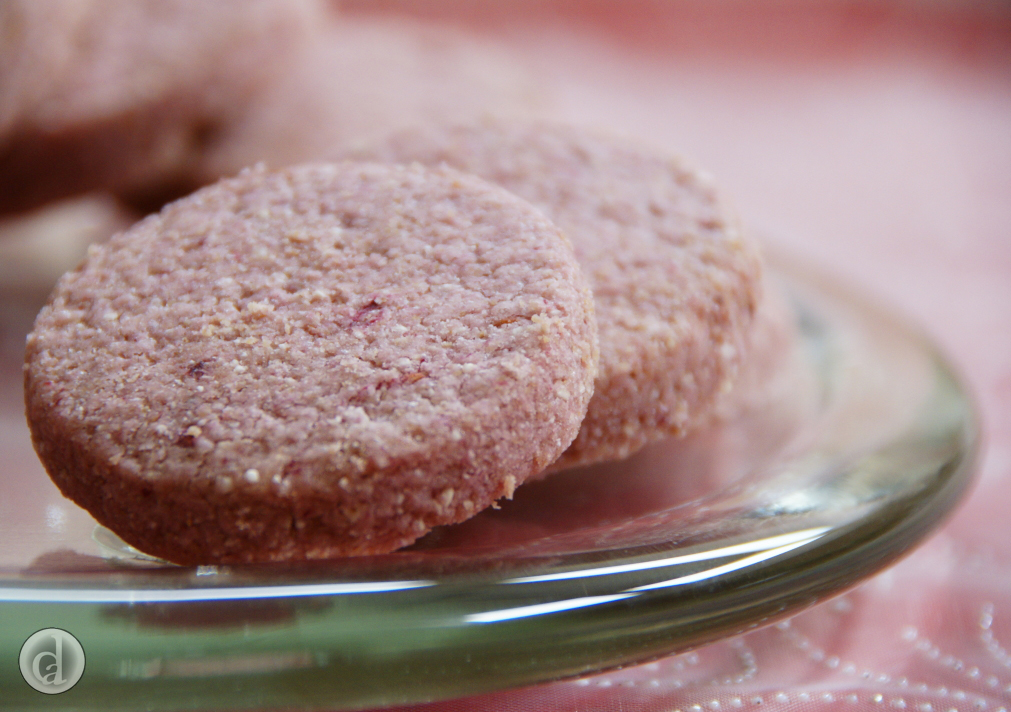 Raspberry & Millet Shortbread