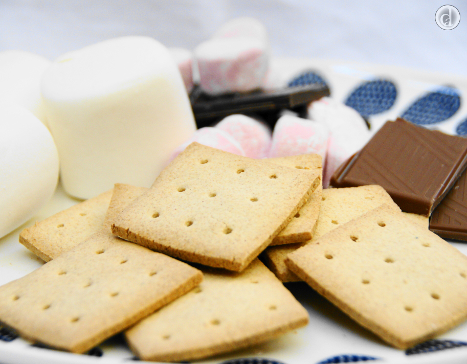 Yum - with marshmallow & chocolate