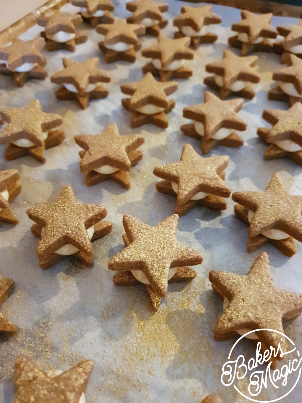 And a bit of gold dust finishes them.