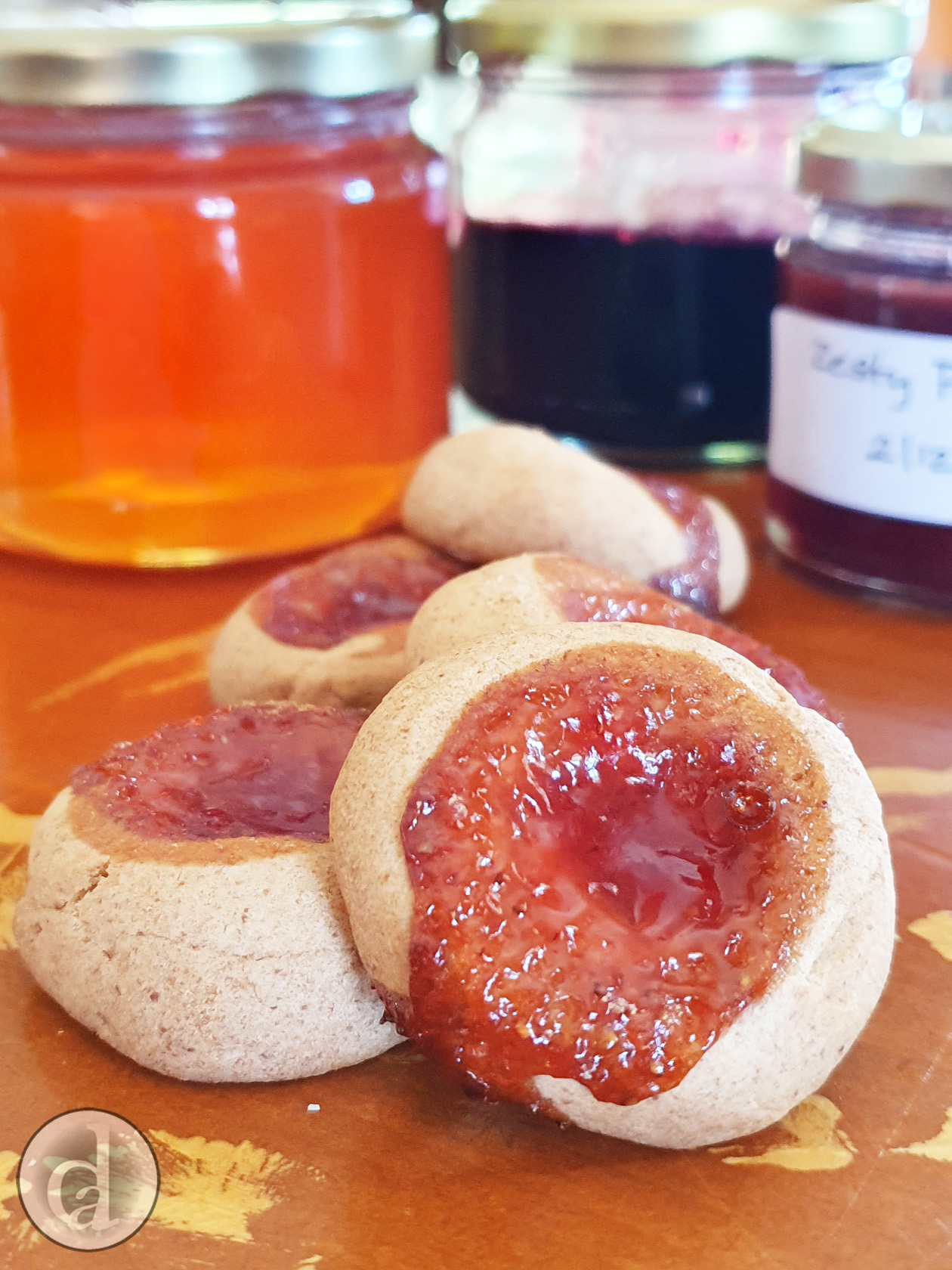 With a dollop of homemade jam