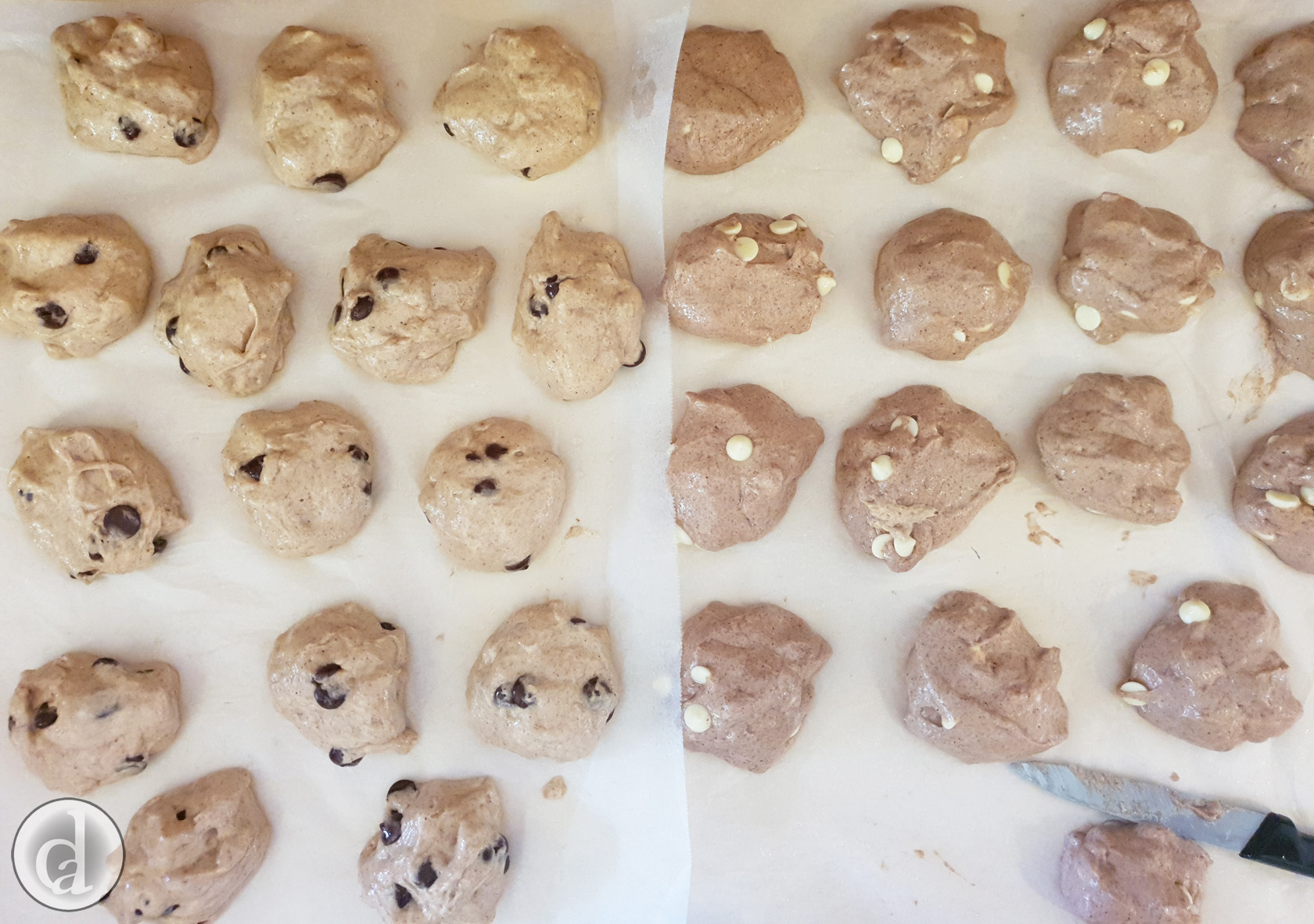 Using both golden & brown Bakers' Magic flour blends