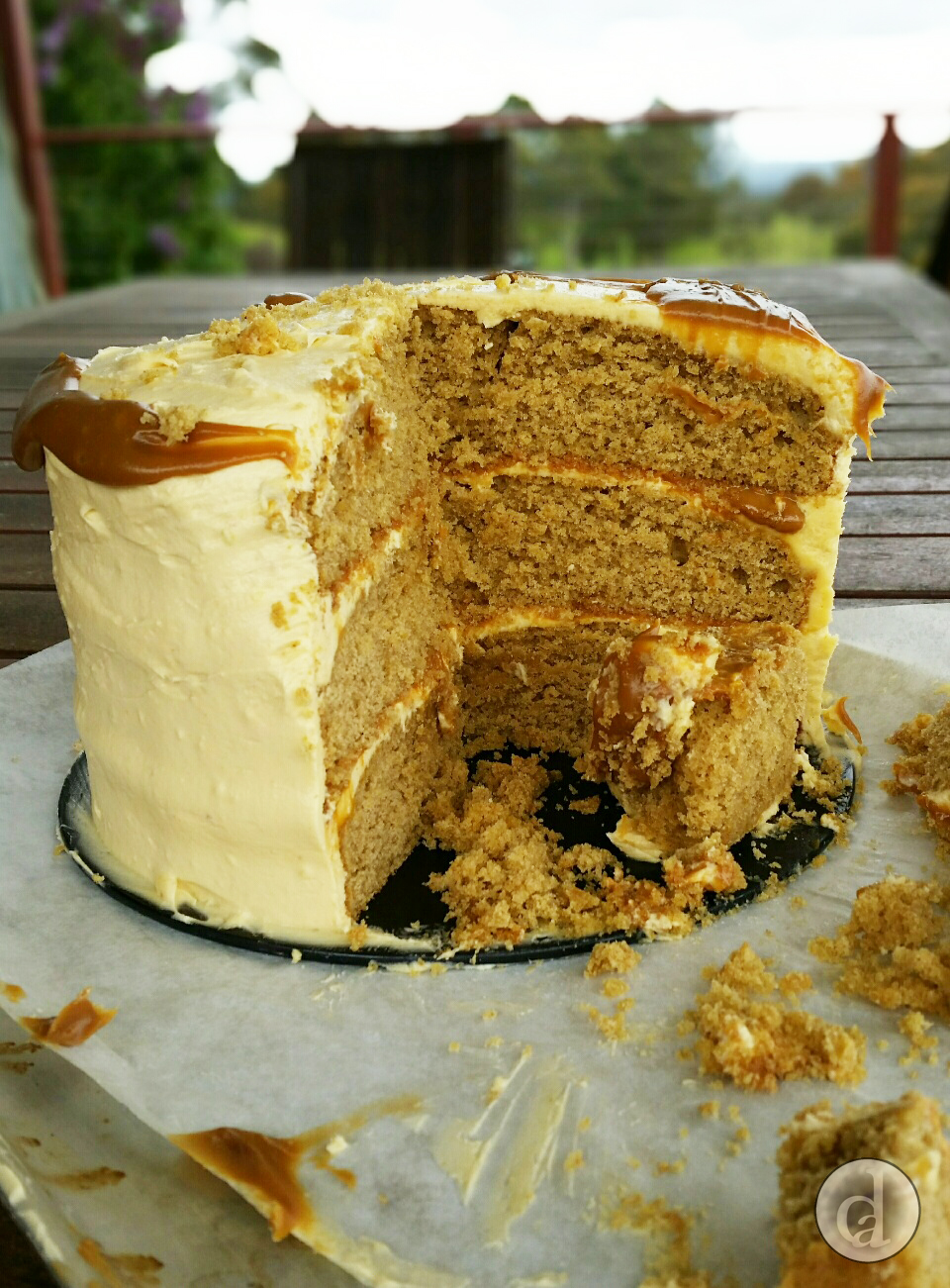 It eventually ended up on the humus heap & was eaten by Brush Tailed Possums