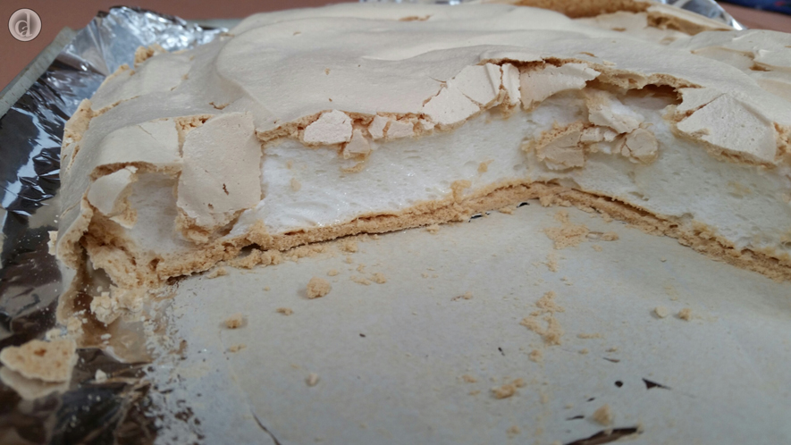 Good crust with marshmallow