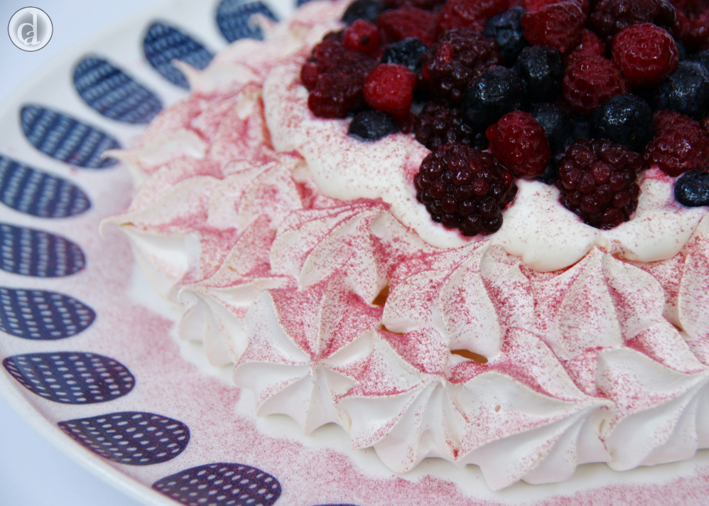 Dusted with raspberry powder