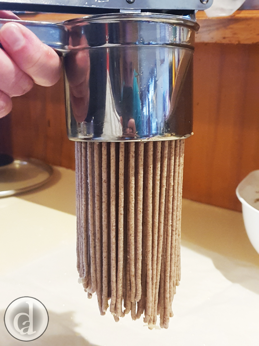 Getting ready for frying