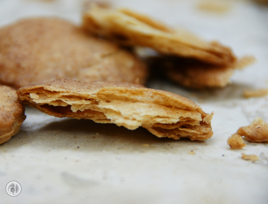 Still flaky - rerolled scraps of pastry