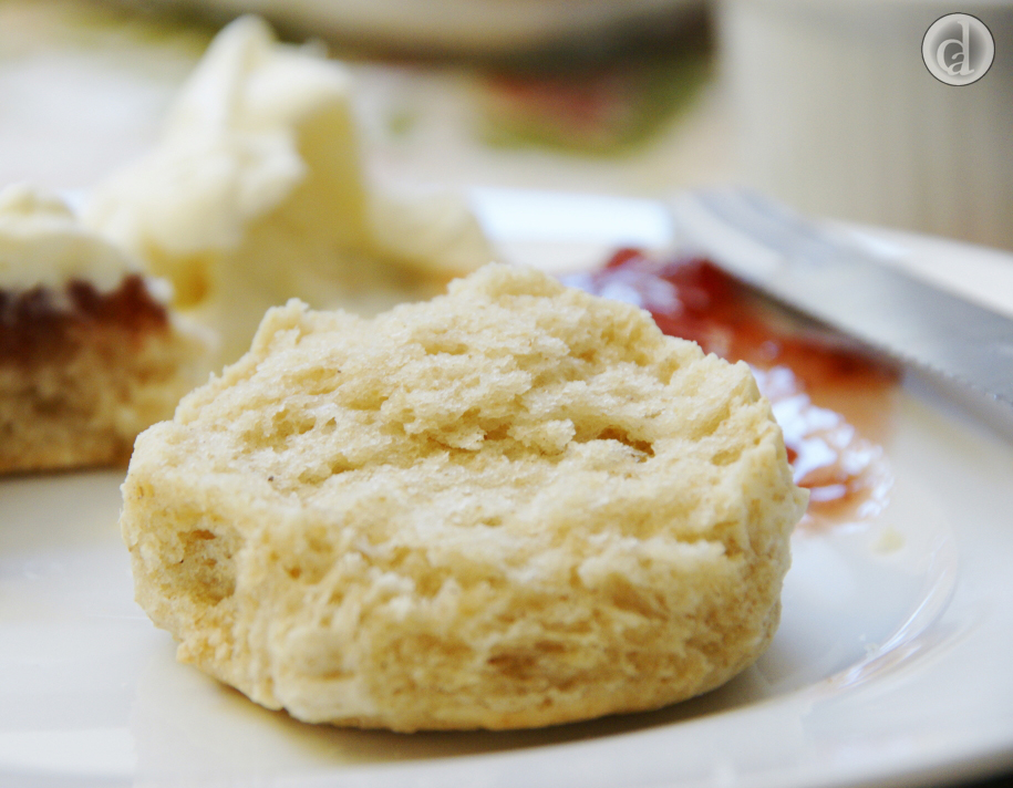 Keeping it simple - scones with jam & cream