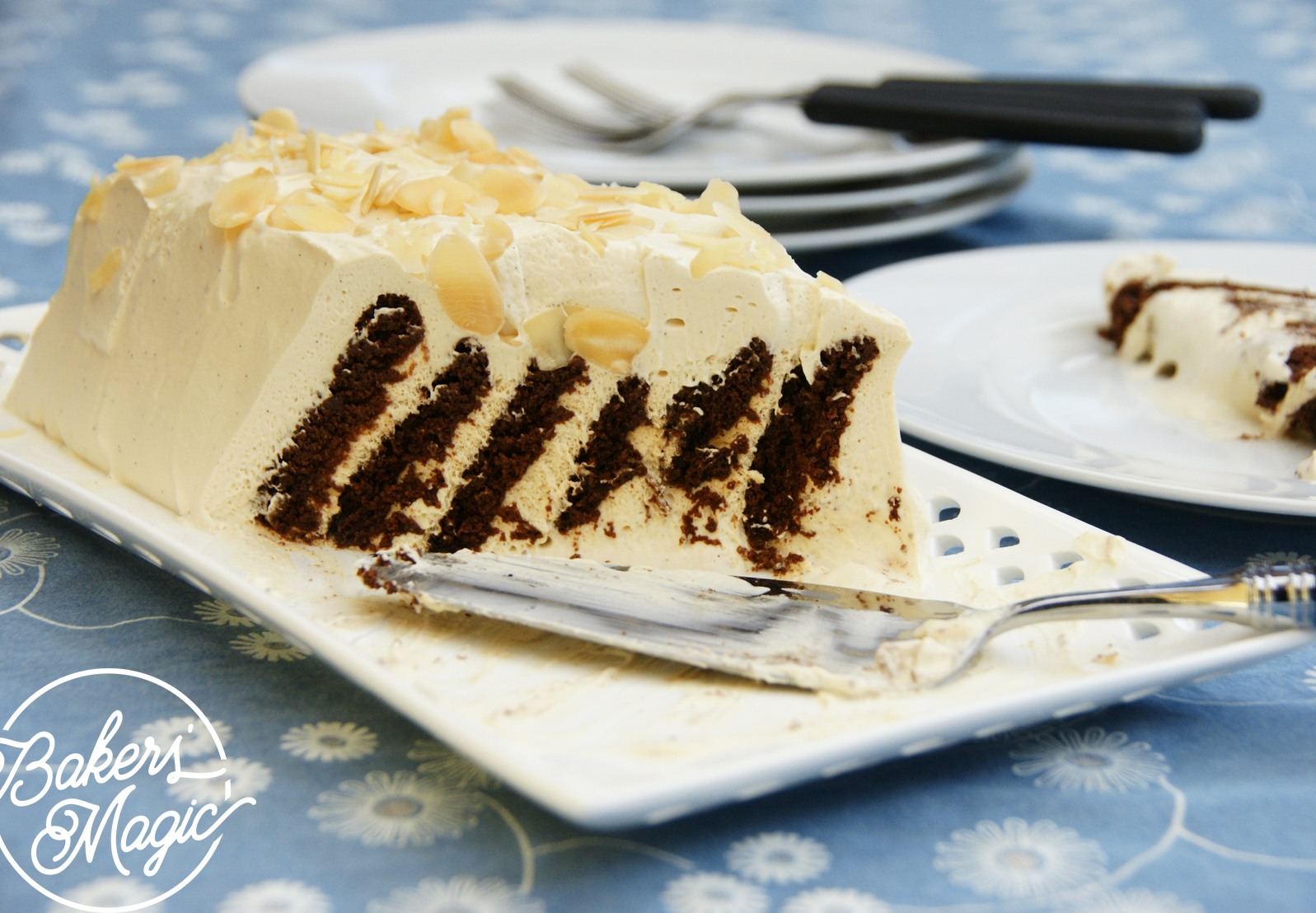 Flavoured with a coffee butterscotch liqueur - YUM!!